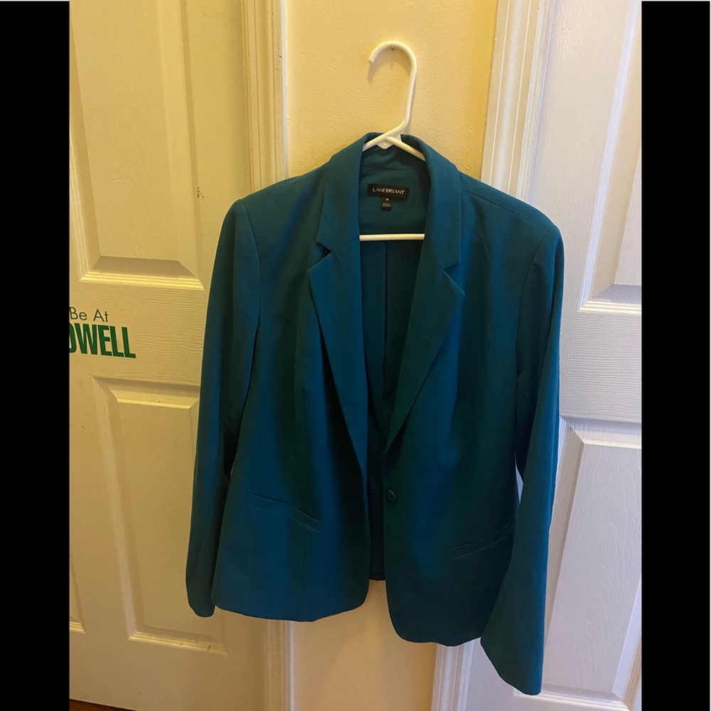 Dark Teal Lane Bryant Suit Jacket